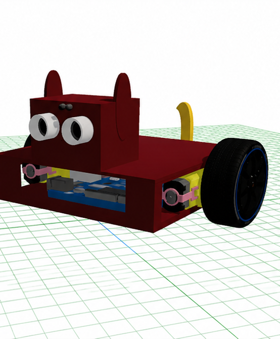 A car that drives on wheels.